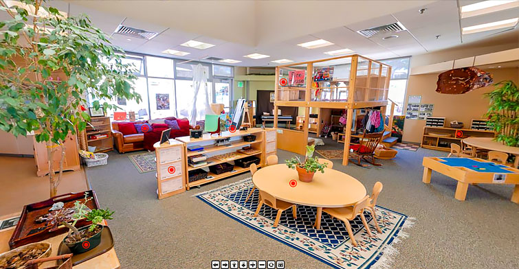 Preview image of a 360-degree panorama featuring a MiraCosta classroom.